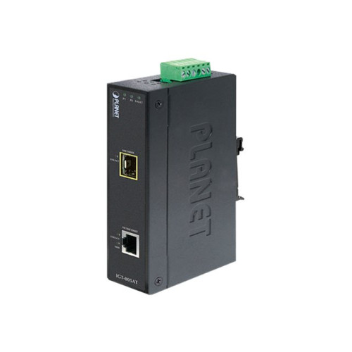 Planet Technology PLANET IGT-805AT - fibermediekonverterare - 10Mb LAN, 100Mb LAN, 1GbE