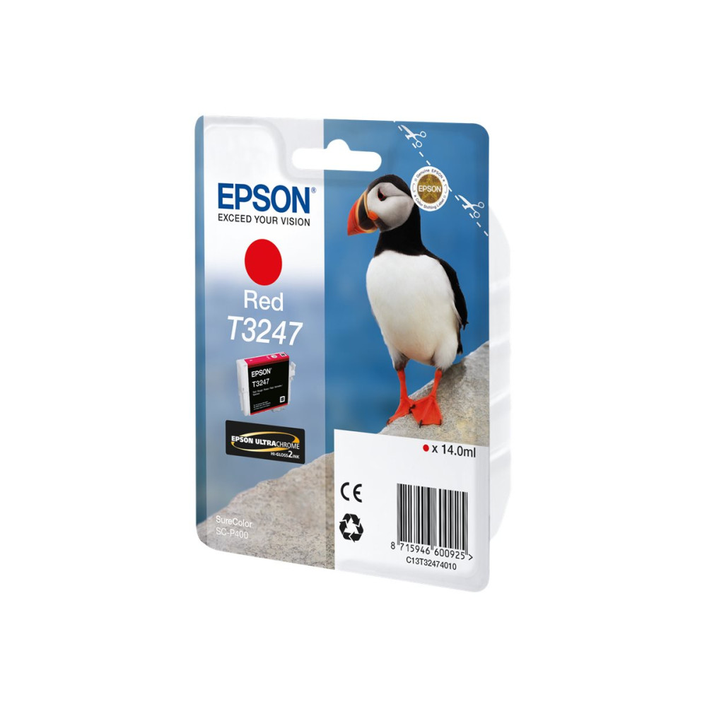 Produktbild för Epson T3247 - röd - original - bläckpatron