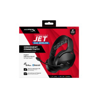 Produktbild för Cloud Jet – trådlöst gamingheadset (svart), Trådlös, Spela,...