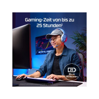 Produktbild för Cloud Jet – trådlöst gamingheadset (svart), Trådlös, Spela,...