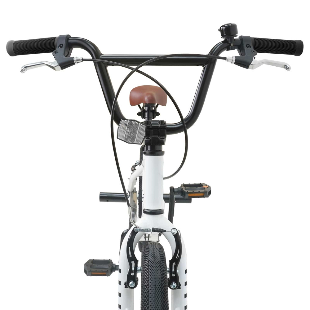 Produktbild för BMX Cykel 16 Tum för 5-8 år gammal Vit