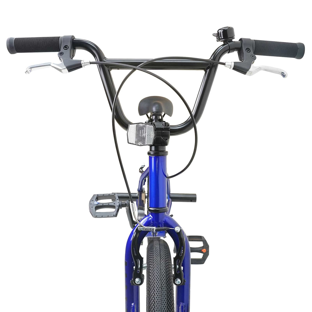 Produktbild för BMX Cykel 16 Tum för 5-8 år gammal Mörkblå