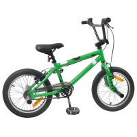 Produktbild för BMX Cykel 16 Tum för 5-8 år gammal Grön