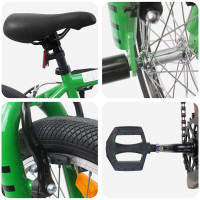 Produktbild för BMX Cykel 16 Tum för 5-8 år gammal Grön