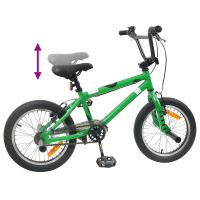 Produktbild för BMX Cykel 16 Tum för 5-8 år gammal Grön
