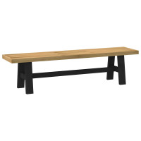 Produktbild för Matbänk NOAIN 160 x 41 x 45 cm Massivt furu Naturlig