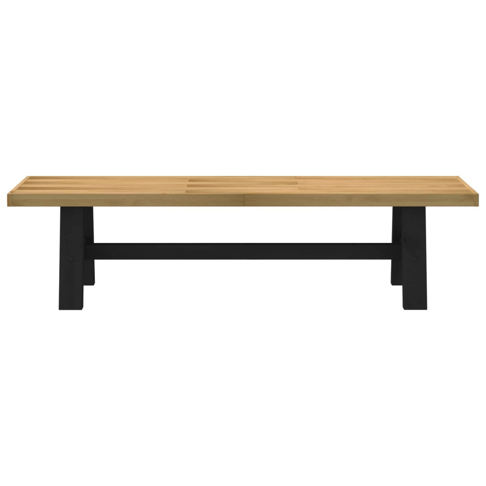 Produktbild för Matbänk NOAIN 160 x 41 x 45 cm Massivt furu Naturlig