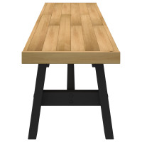 Produktbild för Matbänk NOAIN 160 x 41 x 45 cm Massivt furu Naturlig