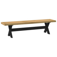 Produktbild för Matbänk NOAIN 160 x 41 x 45 cm Massivt furu Naturlig