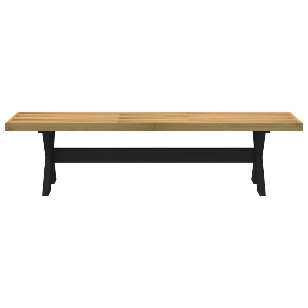 Produktbild för Matbänk NOAIN 160 x 41 x 45 cm Massivt furu Naturlig
