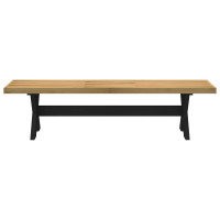 Produktbild för Matbänk NOAIN 160 x 41 x 45 cm Massivt furu Naturlig