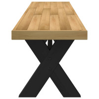 Produktbild för Matbänk NOAIN 160 x 41 x 45 cm Massivt furu Naturlig