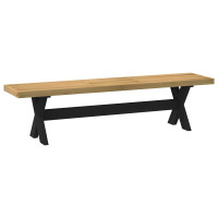 Produktbild för Matbänk NOAIN 160 x 41 x 45 cm Massivt furu Naturlig