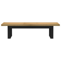Produktbild för Matbänk NOAIN 160 x 41 x 45 cm Massivt furu Naturlig