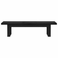 Produktbild för Matbänk NOAIN 160 x 41 x 45 cm Massivt furu Svart