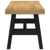 Produktbild för Matbänk NOAIN 120 x 41 x 45 cm Massivt furu Naturlig