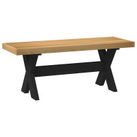 Produktbild för Matbänk NOAIN 120 x 41 x 45 cm Massivt furu Naturlig