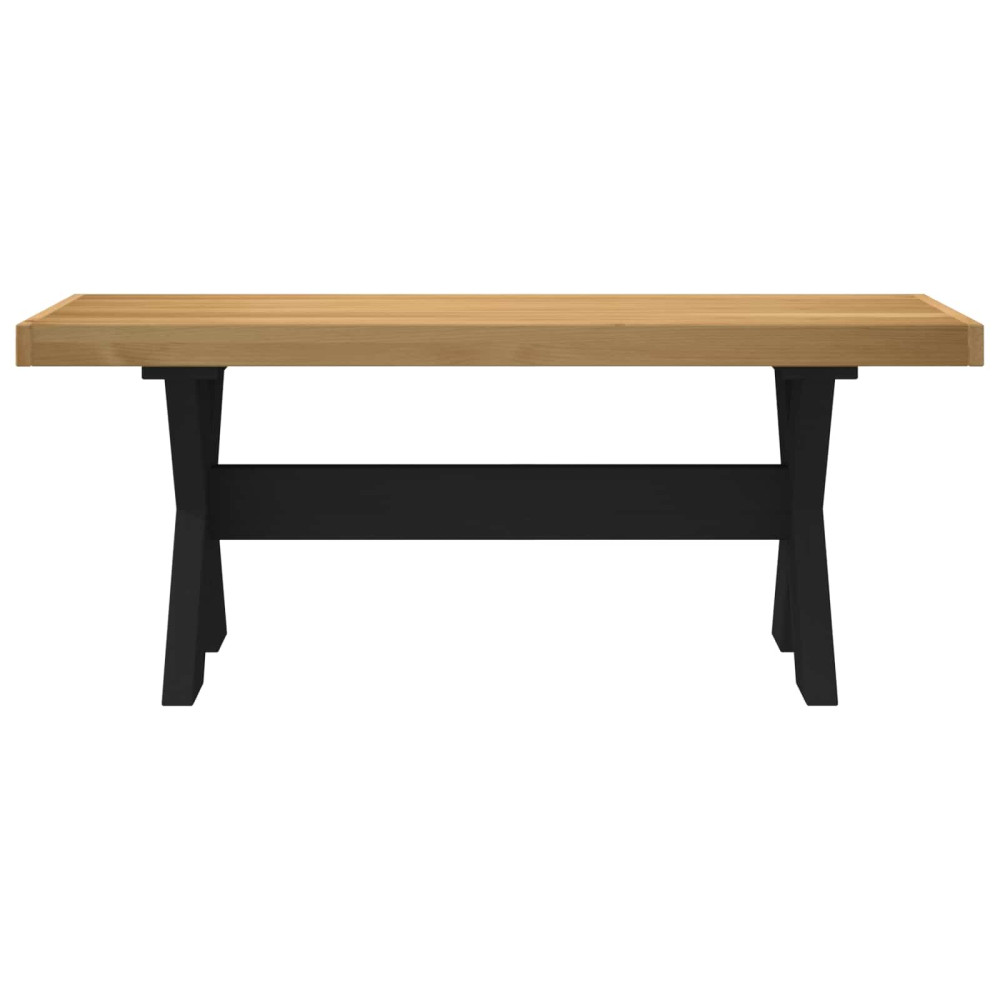 Produktbild för Matbänk NOAIN 120 x 41 x 45 cm Massivt furu Naturlig