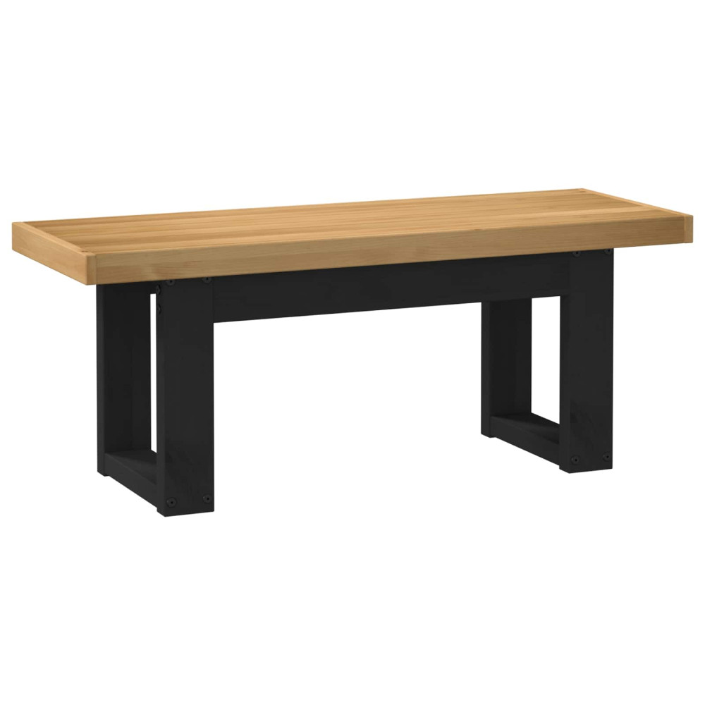 Produktbild för Matbänk NOAIN 120 x 41 x 45 cm Massivt furu Naturlig