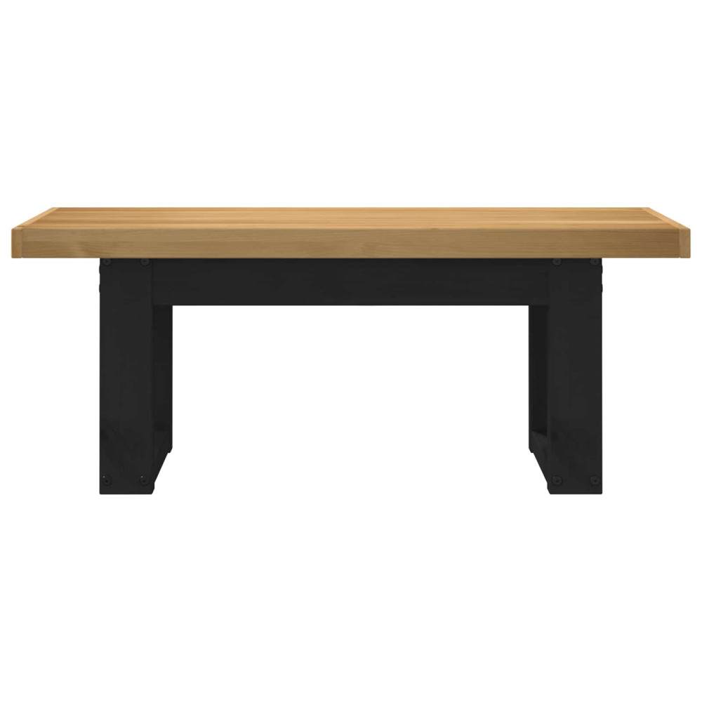 Produktbild för Matbänk NOAIN 120 x 41 x 45 cm Massivt furu Naturlig