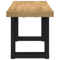 Produktbild för Matbänk NOAIN 120 x 41 x 45 cm Massivt furu Naturlig
