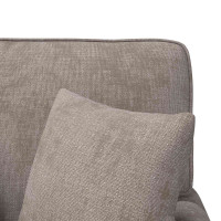 Produktbild för Chaise Lounge med Kjol med kudde Sand 157 x 91 x 91 cm ARES