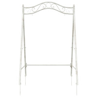 Produktbild för Gunga Ram Antik vit 113 x 121,5 x 168 cm Stål