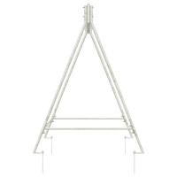 Produktbild för Gunga Ram Antik vit 113 x 121,5 x 168 cm Stål