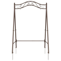 Produktbild för Gunga Ram Antikbrun 113 x 121,5 x 168 cm Stål