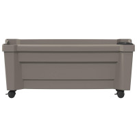 Produktbild för Calypso planta med hjul Grå 79 x 35 x 33 cm PP