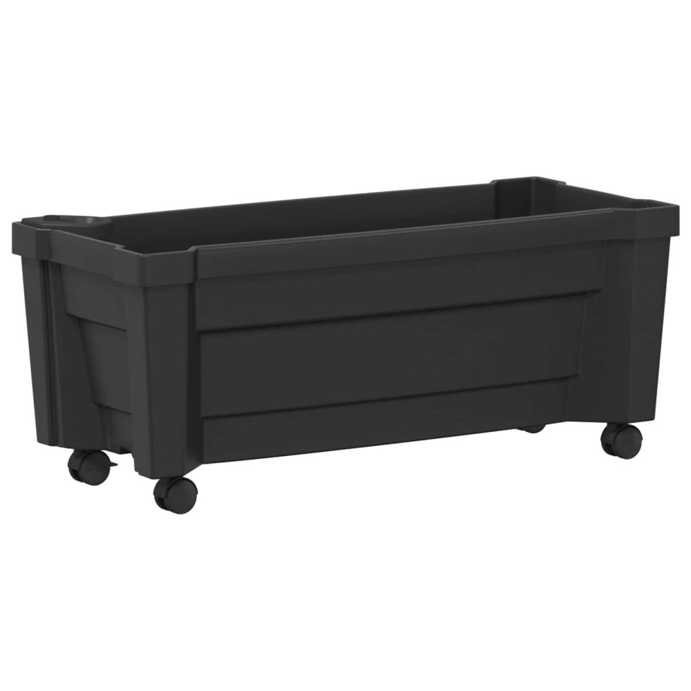 Produktbild för Calypso planta med hjul Antracit 79 x 35 x 33 cm PP