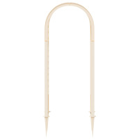 Produktbild för Rosbåge med piggar Vit 97 x 43 x 218 cm PP