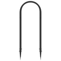 Produktbild för Rosbåge med piggar Antracit 97 x 43 x 218 cm PP