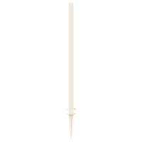 Produktbild för Trellis med spik Vit 43 x 6 x 165 cm PP