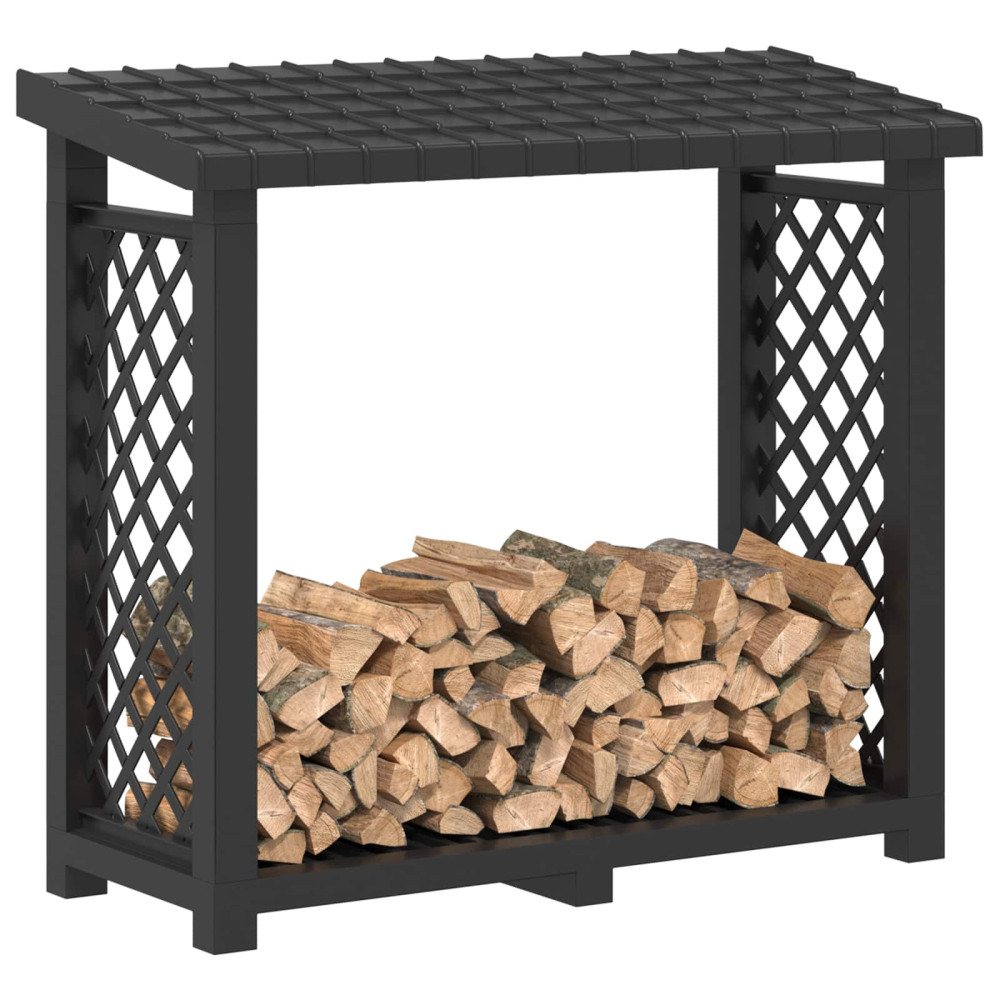 Produktbild för Eldstäder Rack 114 x 46 x 101 cm PP Antracit