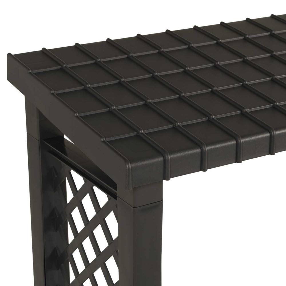 Produktbild för Eldstäder Rack 114 x 46 x 101 cm PP Antracit