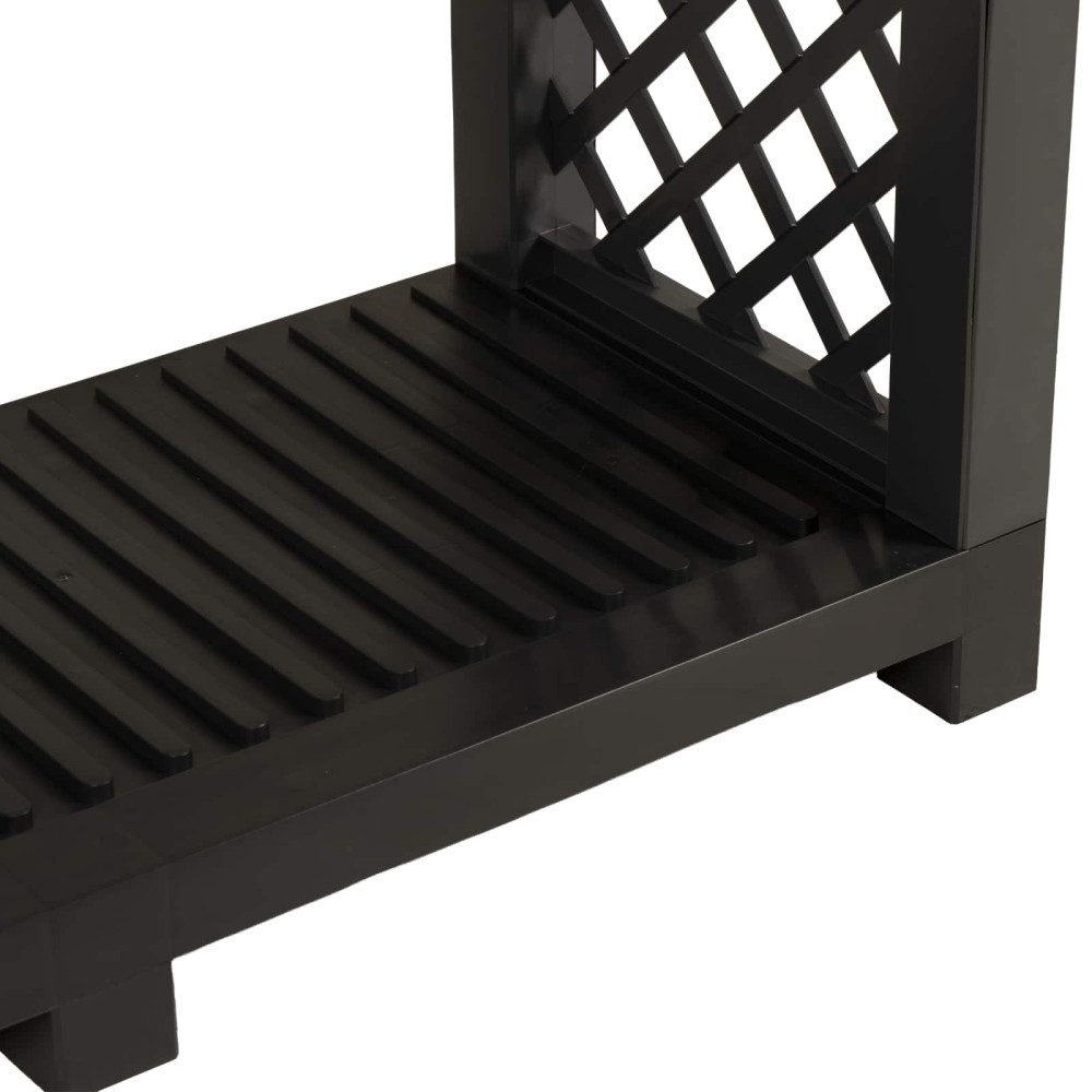 Produktbild för Eldstäder Rack 114 x 46 x 101 cm PP Antracit