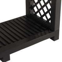Produktbild för Eldstäder Rack 114 x 46 x 101 cm PP Antracit