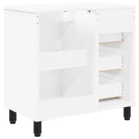 Produktbild för Badrums vaskenhet Vit 60 x 35 x 60 cm Konstruerat trä