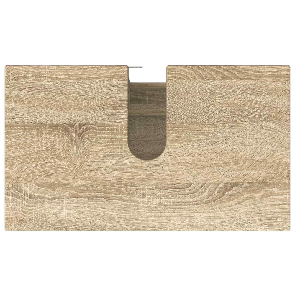 Produktbild för Badrums vaskenhet Sonoma-ek 60 x 35 x 60 cm Konstruerat trä
