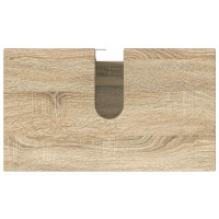 Produktbild för Badrums vaskenhet Sonoma-ek 60 x 35 x 60 cm Konstruerat trä