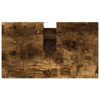 Produktbild för Badrums vaskenhet Rökt ek 60 x 35 x 60 cm Konstruerat trä
