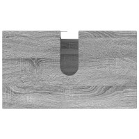 Produktbild för Badrums vaskenhet Grå Sonoma 60 x 35 x 60 cm Konstruerat trä