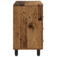 Produktbild för Badrums vaskenhet Gammalt trä 60 x 35 x 60 cm Konstruerat trä
