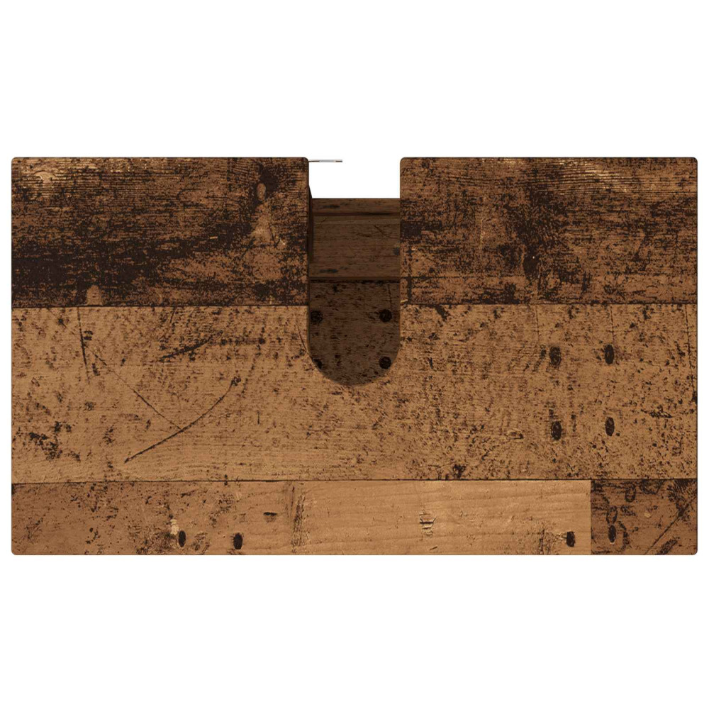 Produktbild för Badrums vaskenhet Gammalt trä 60 x 35 x 60 cm Konstruerat trä