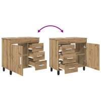 Produktbild för Badrums vaskenhet Artisan-ek 60 x 35 x 60 cm Konstruerat trä