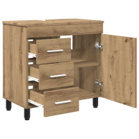 Produktbild för Badrums vaskenhet Artisan-ek 60 x 35 x 60 cm Konstruerat trä