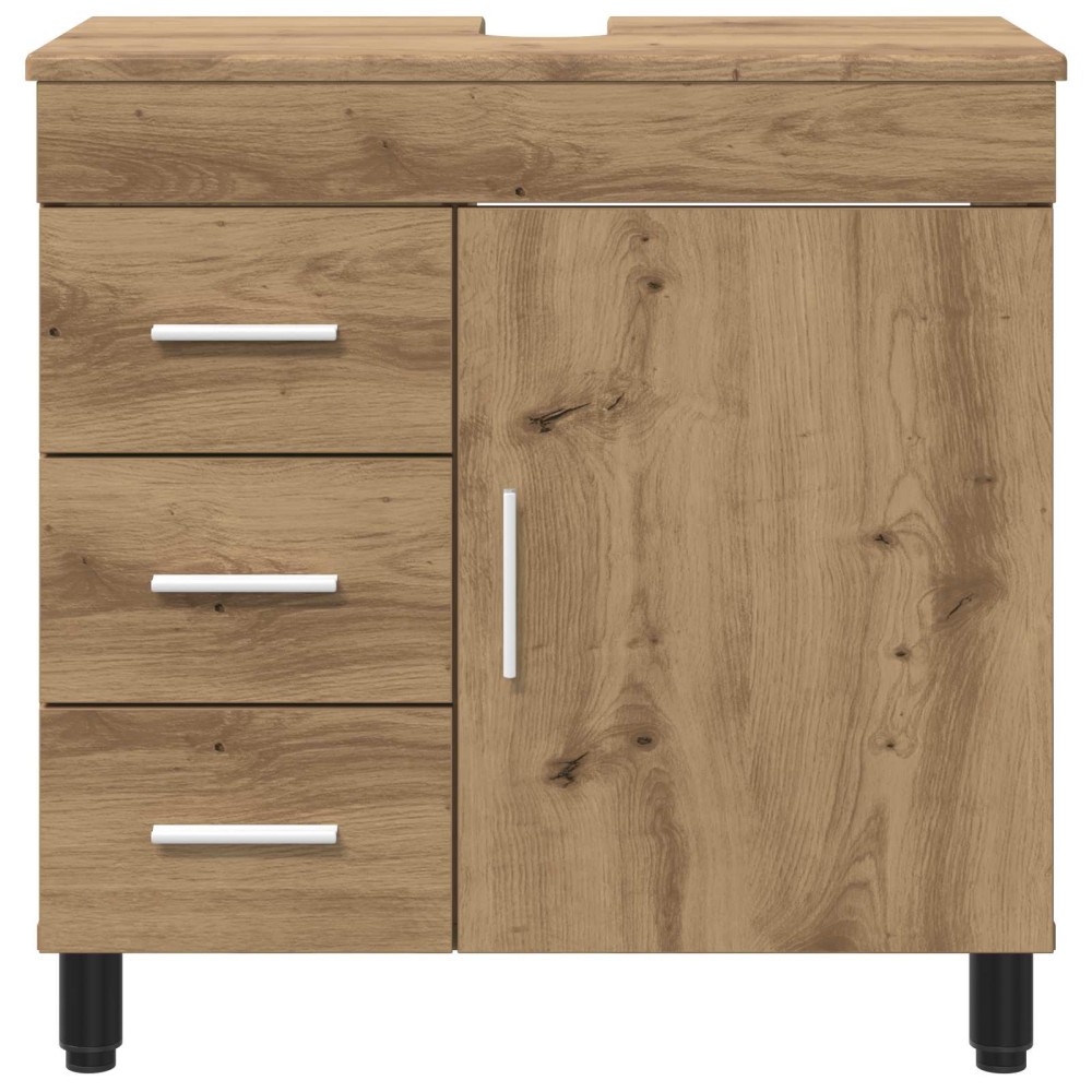 Produktbild för Badrums vaskenhet Artisan-ek 60 x 35 x 60 cm Konstruerat trä
