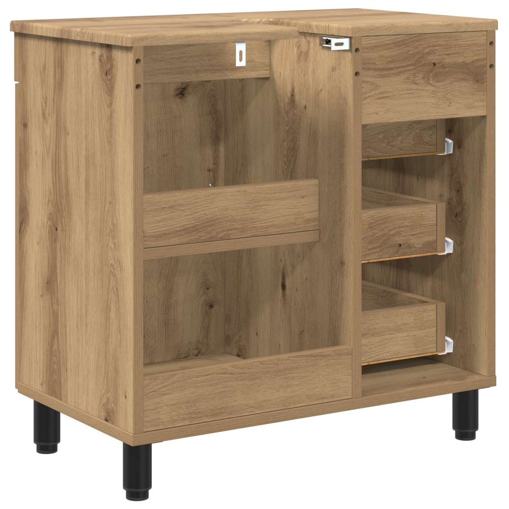 Produktbild för Badrums vaskenhet Artisan-ek 60 x 35 x 60 cm Konstruerat trä
