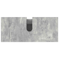 Produktbild för Badrums vaskenhet Betonggrå 80 x 35 x 60 cm Konstruerat trä